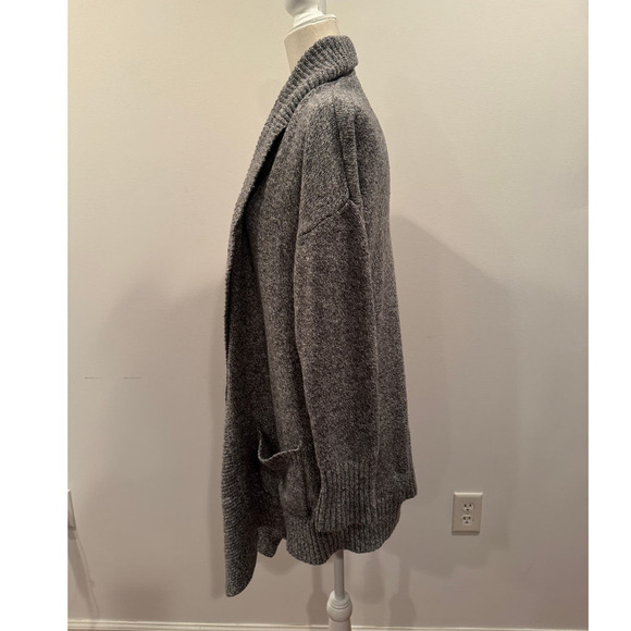 Banana Republic Gray Open Front Cardigan - Large - Picture 3 of 6